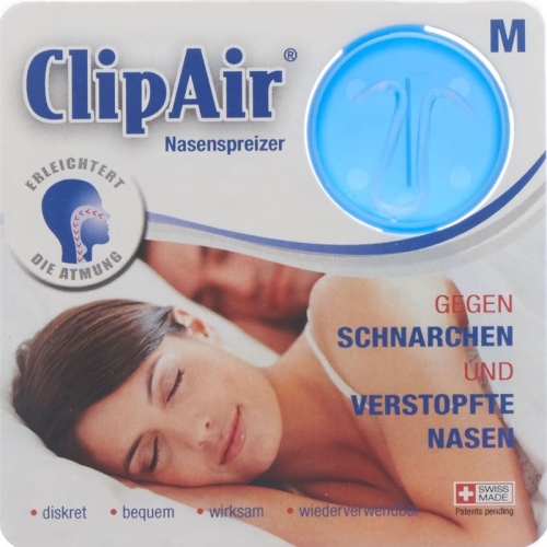 Oscimed ClipAir nasal dilator M for sleeping with storage box