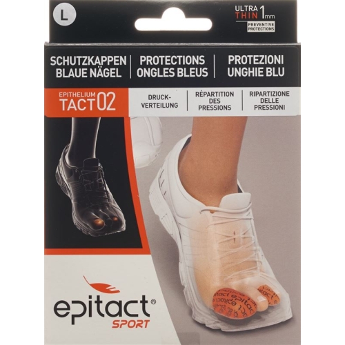 Epitact sport toe cap with blue nails L 34mm 2 pcs