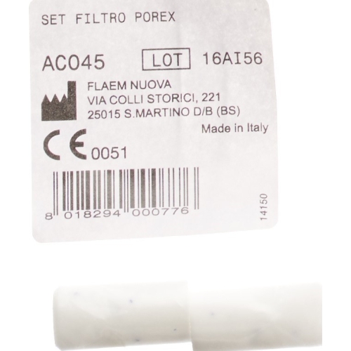 Flaem set two filter Porex Nebulflaem