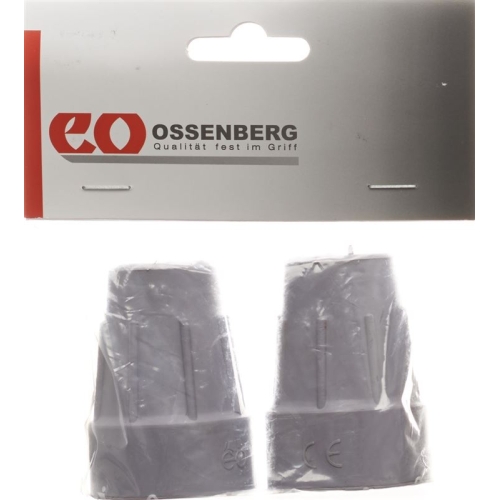 Ossenberg crutch capsule Pivoflex 19mm gray 1 pair