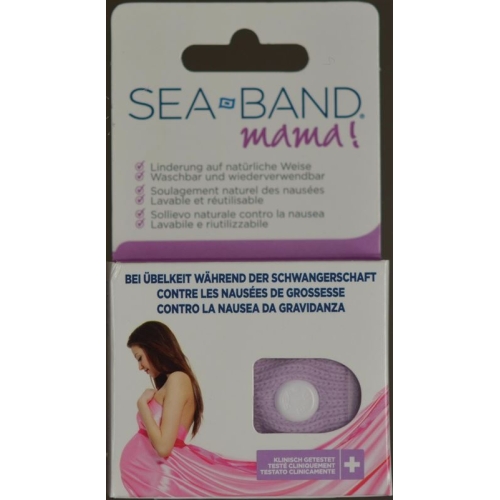 Sea-Band Mama acupressure band pink for pregnant 1 pair