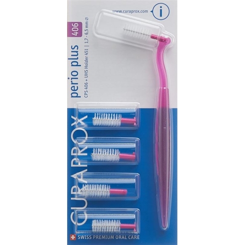 Curaprox CPS 406 perio plus 5 interdental brush + holder