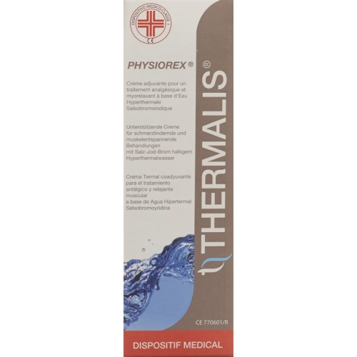 Thermalis Thermal Physiorex cream adjuvant ml for an analgesic treatment and muscle relaxation 100