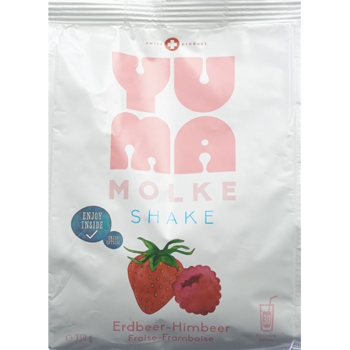 Yuma whey strawberry; raspberry Btl 750 g