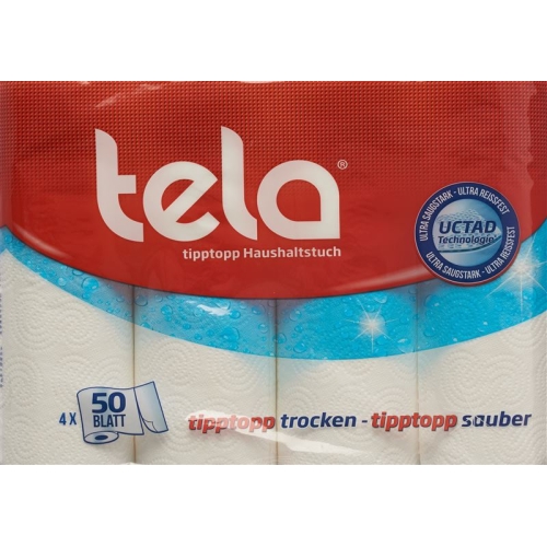 Tela paper towel Tipp Topp 4 roll 50 sheets