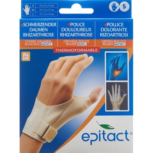 Epitact rigid thumb bandage NIGHT S 13-15cm left