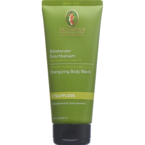 Primavera Revitalizing Duschbalsam Ginger Lime 200 ml