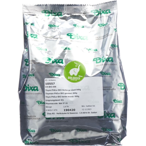 Dixa Thyme PhEur rubbed cleaned BIO 500 g