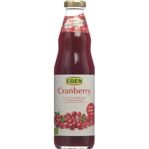 Eden Cranberry Mutters ohne Zucker Unverdue Bio 750ml buy online