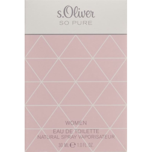 S Oliver So Pure W Eau de Toilette Natural Spray 30ml buy online
