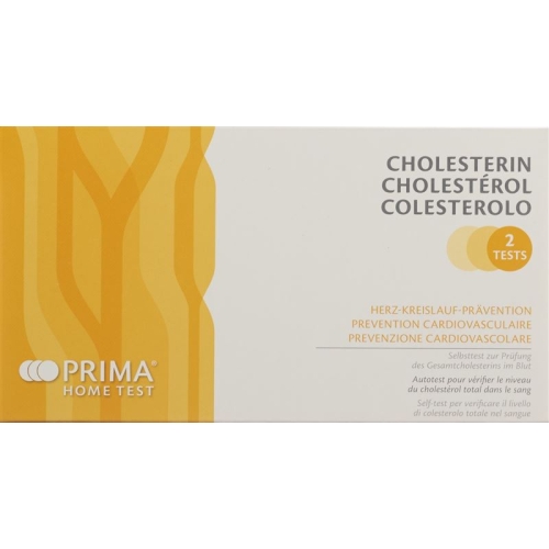 PRIMA HOME TEST Cholesterol Test 2 pcs