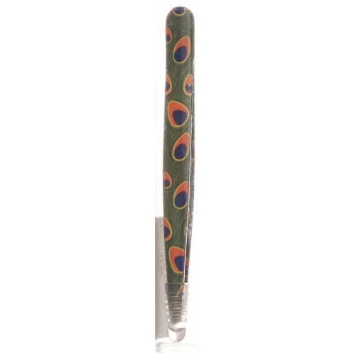 Hausmann Tweezers Slanted Peacock Wildlife Design buy online