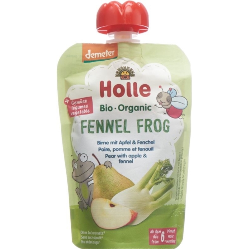 Holle Fennel Frog - Pouchy pear apple fennel 100g