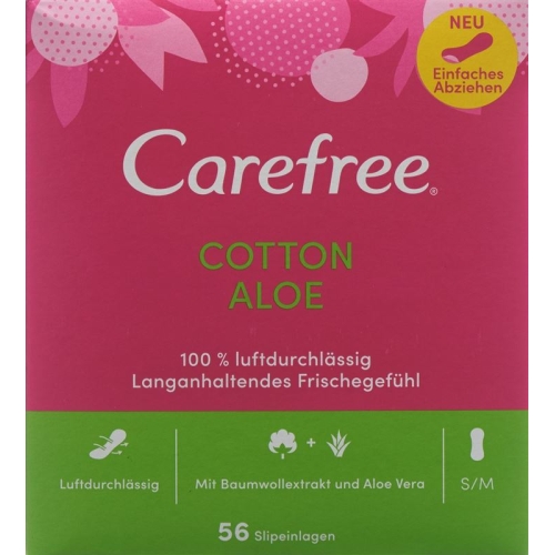 Carefree Cotton Aloe 56 pieces