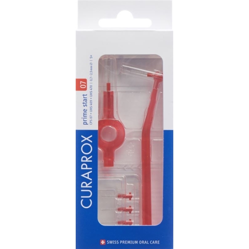 Curaprox CPS 07 prime start 5 interdental brushes + UHS 409 & 470