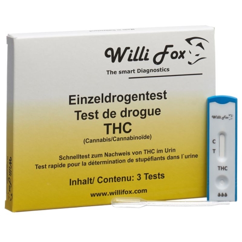 Willi Fox drug test THC single urine 3 pcs
