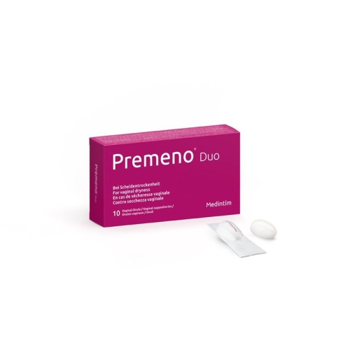 Premeno Duo Vag Supp 5 mg 10 pcs