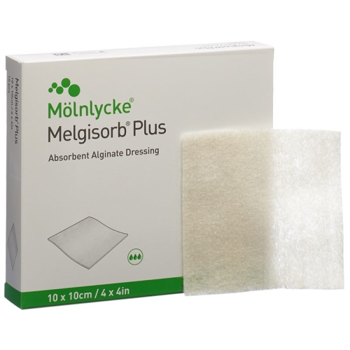 Melgisorb Plus alginate dressing 10x10cm sterile 10 pcs