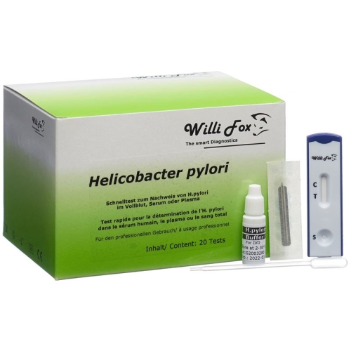Willi Fox Helicobacter pylori blood test 20 pieces