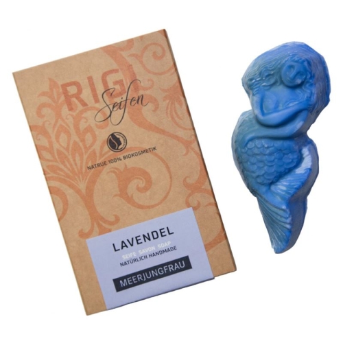 RIGI Lavendelseife Mermaid Natrue mold 100 g