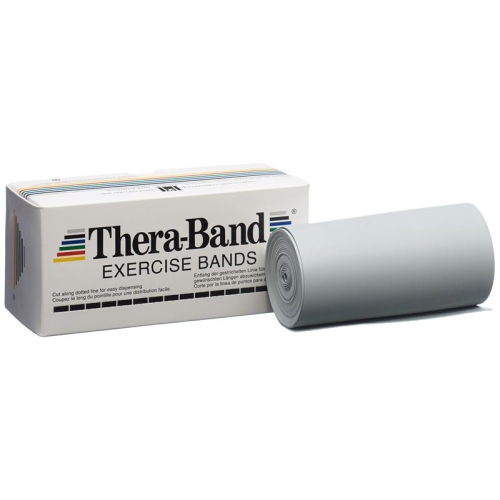 Theraband 5.5mx12.7cm silver super strong