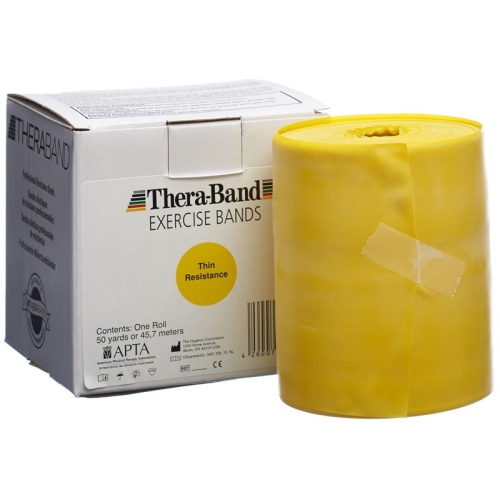 Theraband 45mx12.7cm yellow light
