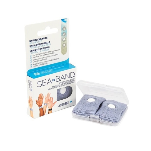 Sea-Band acupressure band adult gray 1 pair