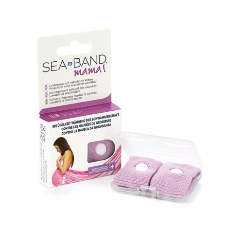 Sea-Band Mama acupressure band pink for pregnant 1 pair