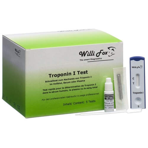 Willi Fox Troponin I Test 5 pcs