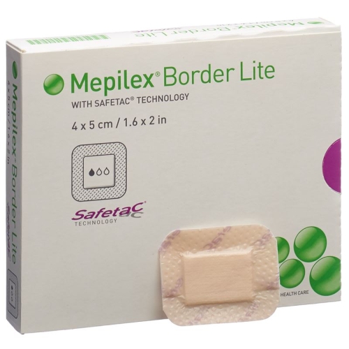 Mepilex Border Lite silicone foam dressing 4x5cm 10 pcs