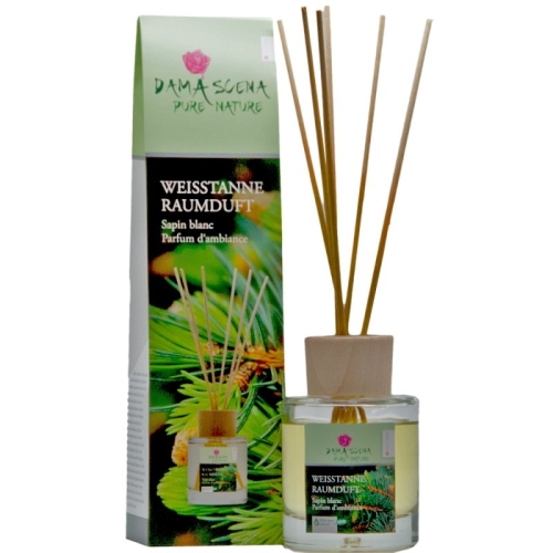 Damascena Weisstan Raumduft M Holzstaeb Bio 120ml buy online
