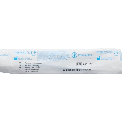 Gribi Einmalpinzette 12.5cm Anat Steril Trans buy online