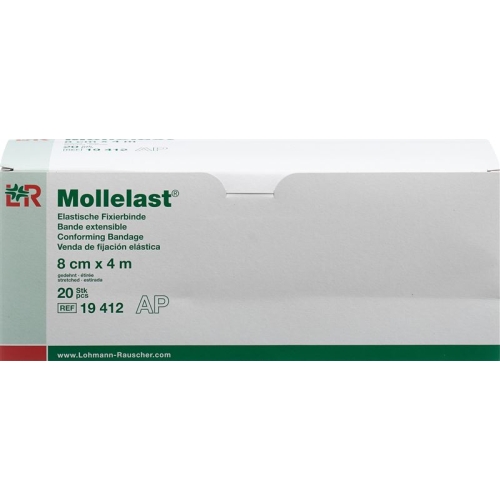 Mollelast Elastische Fixierbinde 8cmx4m Weiss 20 Stück buy online