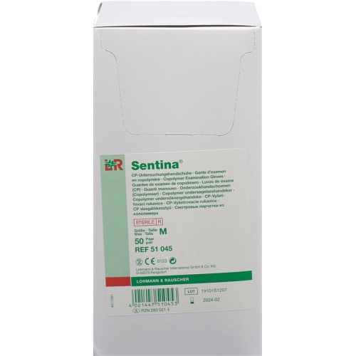 Sentina Untersuchungs-Handschuhe Grösse M Steril Cp 2 50x 1 Paar buy online