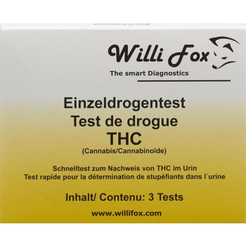 Willi Fox drug test THC single urine 3 pcs
