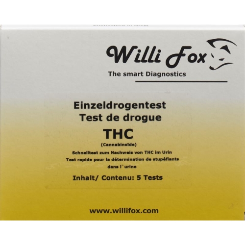 Willi Fox drug test THC single urine 5 pcs