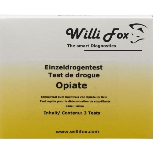 Willi Fox drug test opiates single urine 3 pcs