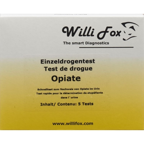 Willi Fox drug test opiates single urine 5 pcs