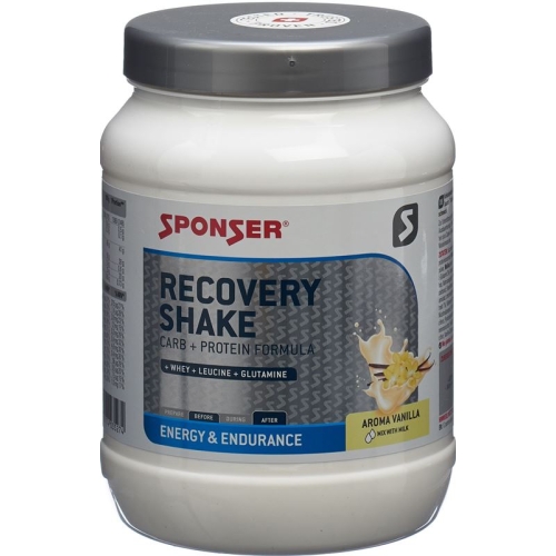 Sponser Recovery Shake vanilla powder can 900 g