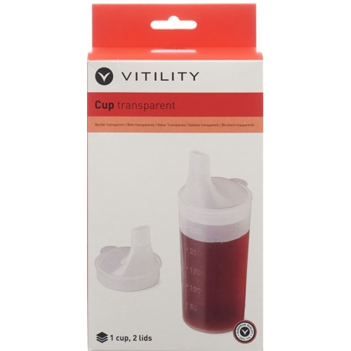 Vitility cup transparent