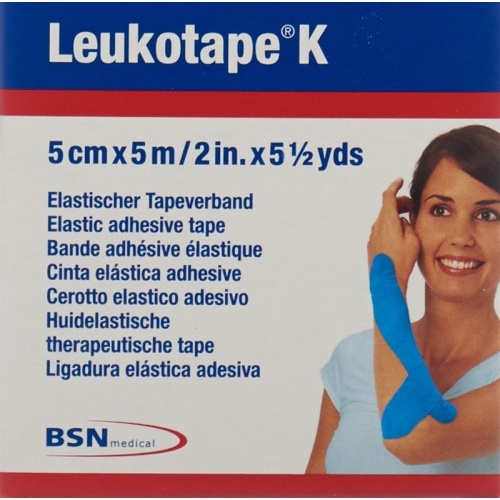 Leukotape K paving binder 5mx5cm light blue