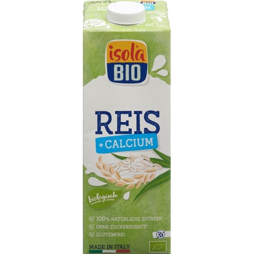 Isola Bio rice drink with calcium tetra 1 lt