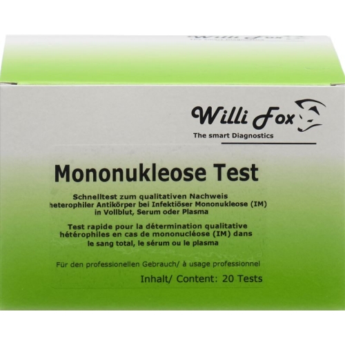 Willi Fox mononucleosis test 20 pieces