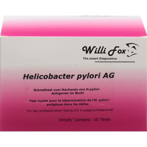Willi Fox Helicobacter pylori stool test 10 pcs