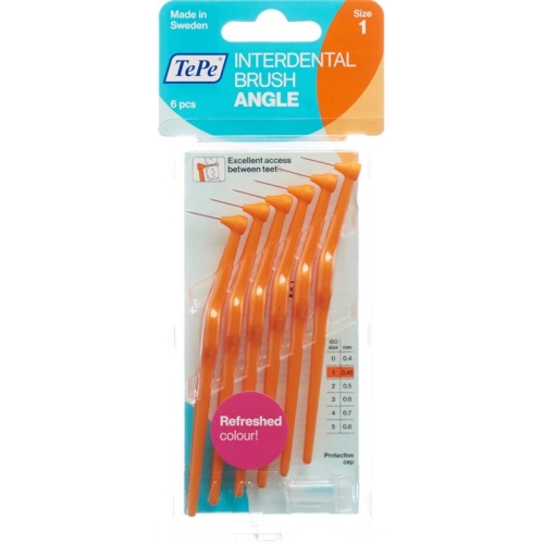 TePe Angle interdental brush 0.45mm orange 6 pcs