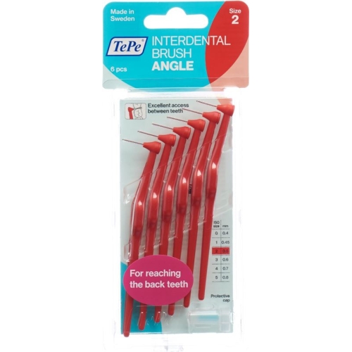 TePe Angle interdental brush 0.5mm red 6 pcs