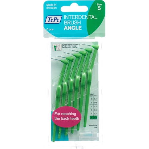 TePe Angle interdental brush 0.8mm green 6 pcs