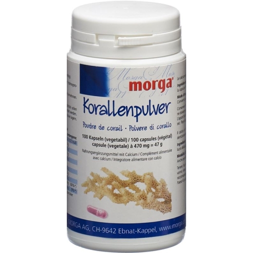 Morga coral powder Vegicaps 100 pcs