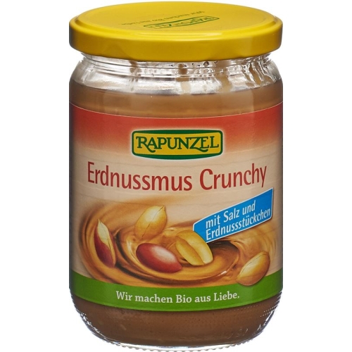 Rapunzel Crunchy Peanut Butter with salt 500g