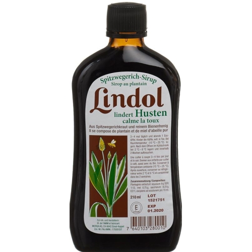 Lindol Plantain syrup Fl 210 ml